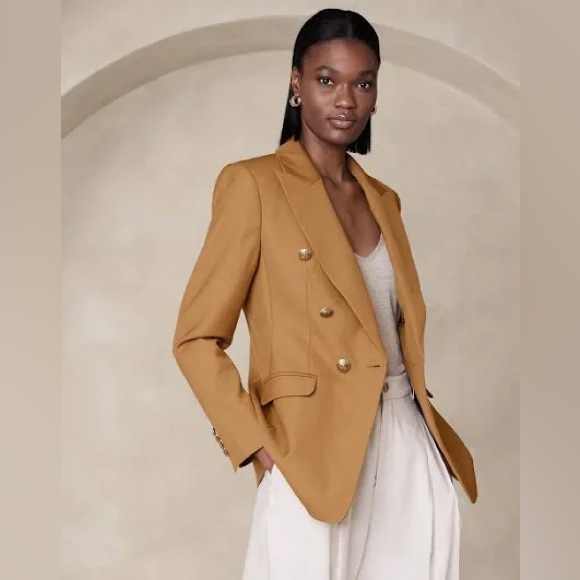 Marled sweater double breasted blazer - Picture 7 of 7